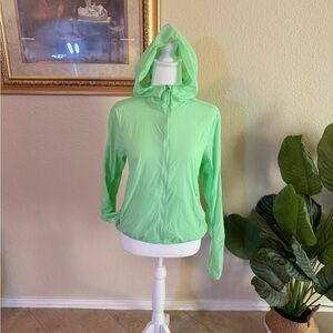 NWOT Lululemon Citra Lime Lightweight Training Jacket